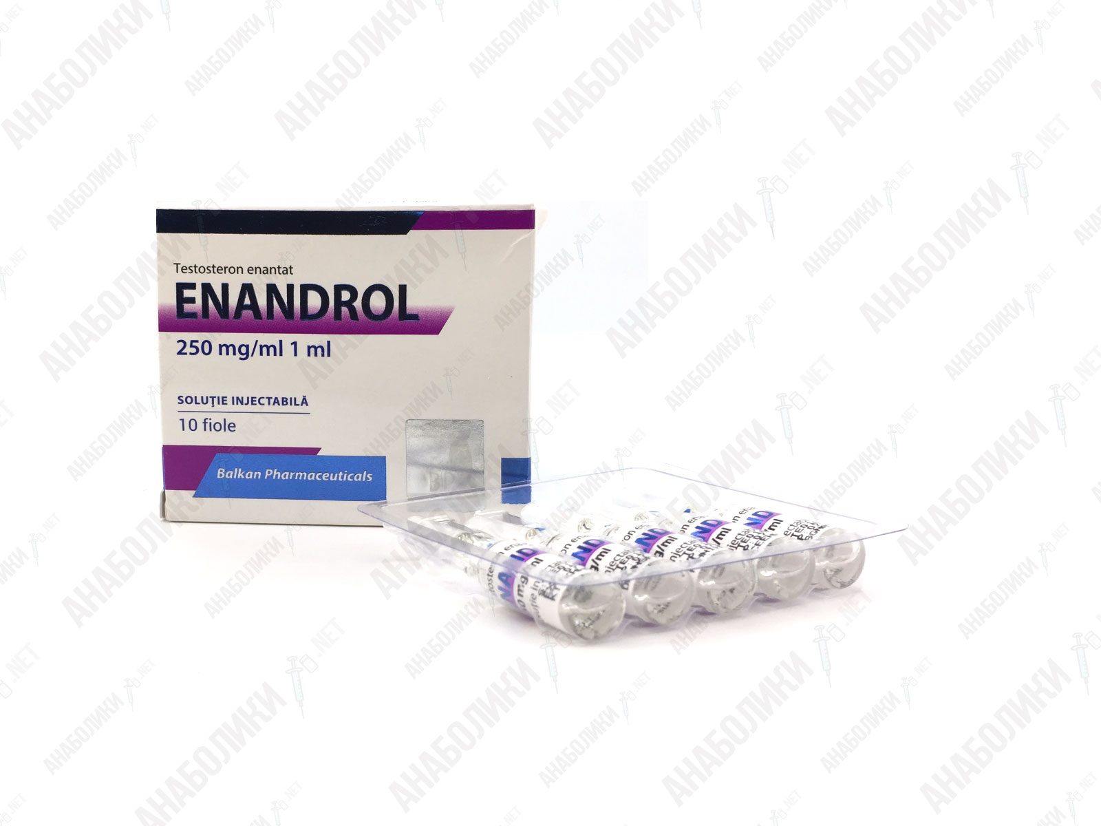 Testosterone E 10x1ml 250mg/ml BALKAN PHARMA