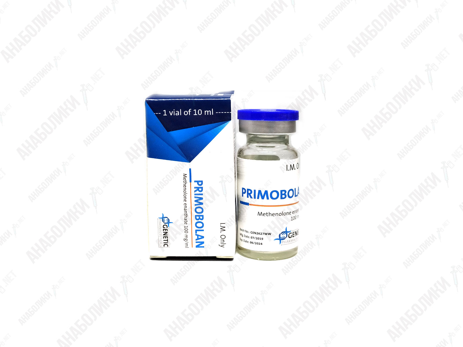 ПРИМОБОЛАН 10ml 100mg/ml GENETIC