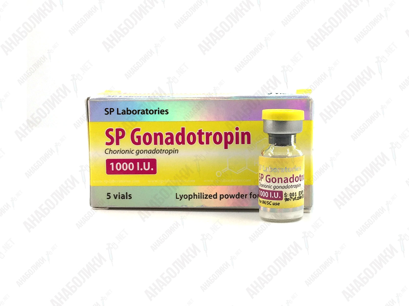 SP GONADOTROPIN 1vial 1000iu/vial SP LABORATORIES - 1 виала (1000 ME)